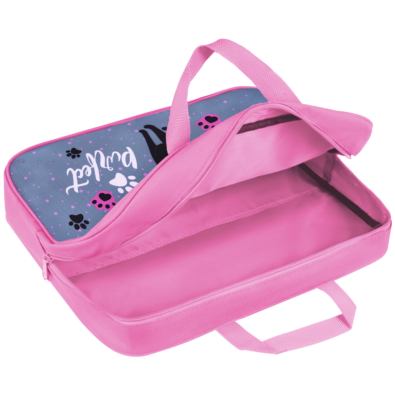 Папка-сумка Brauberg портфель для бумаг с ручками на молнии - фото 10