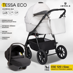 Коляска 3в1 JOVOLA Tessa Eco белый