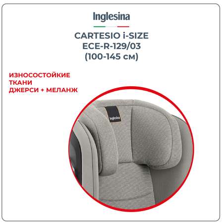 Автокресло Inglesina Cartesio Moon Grey Isofix 2/3 (15-36 кг)