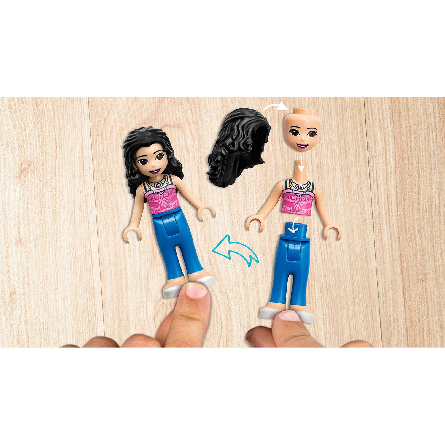 Конструктор LEGO Friends Художественная студия Эммы блочный - фото 9