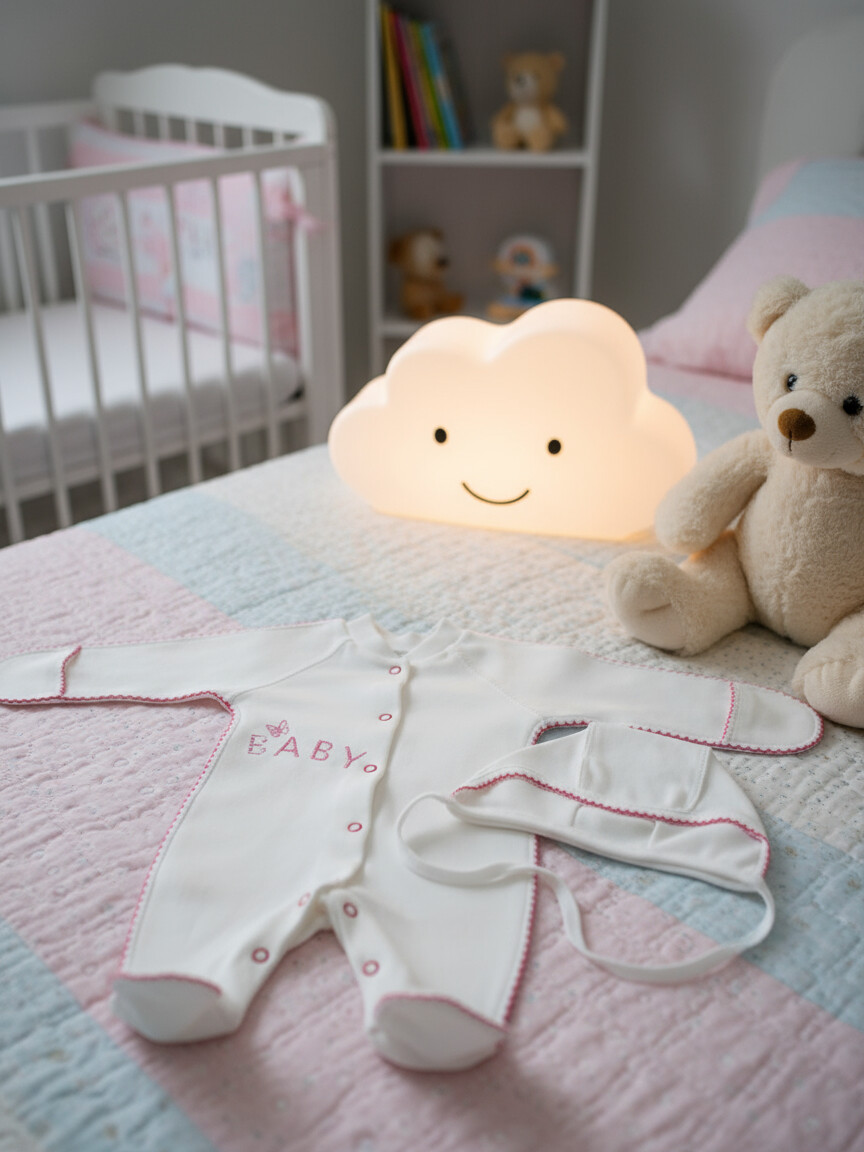 Комбинезон и чепчик Шустрая пчелка 503/7102Экрю/роз/Baby - фото 2