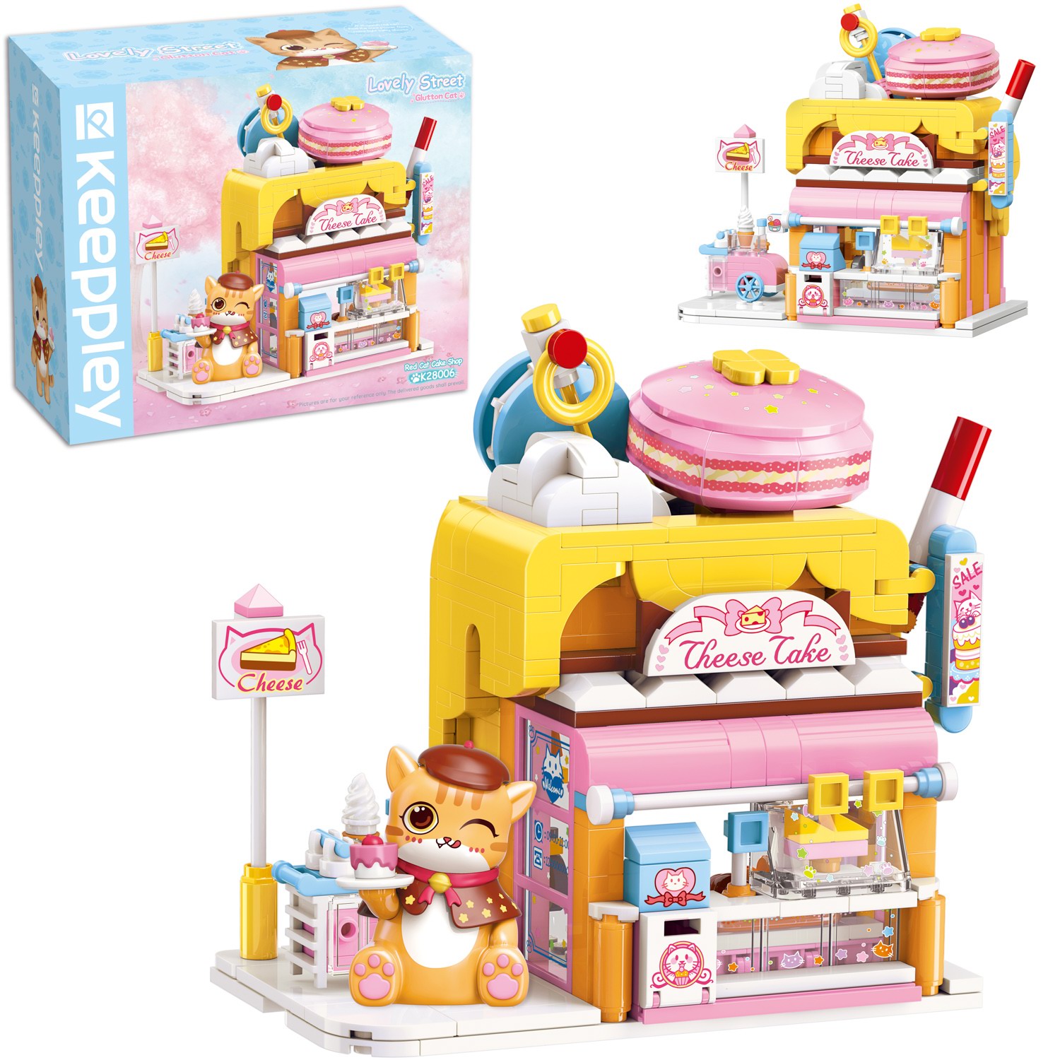 Конструктор Junfa Lovely Street Кондитерская сборная игровая модель - фото 2