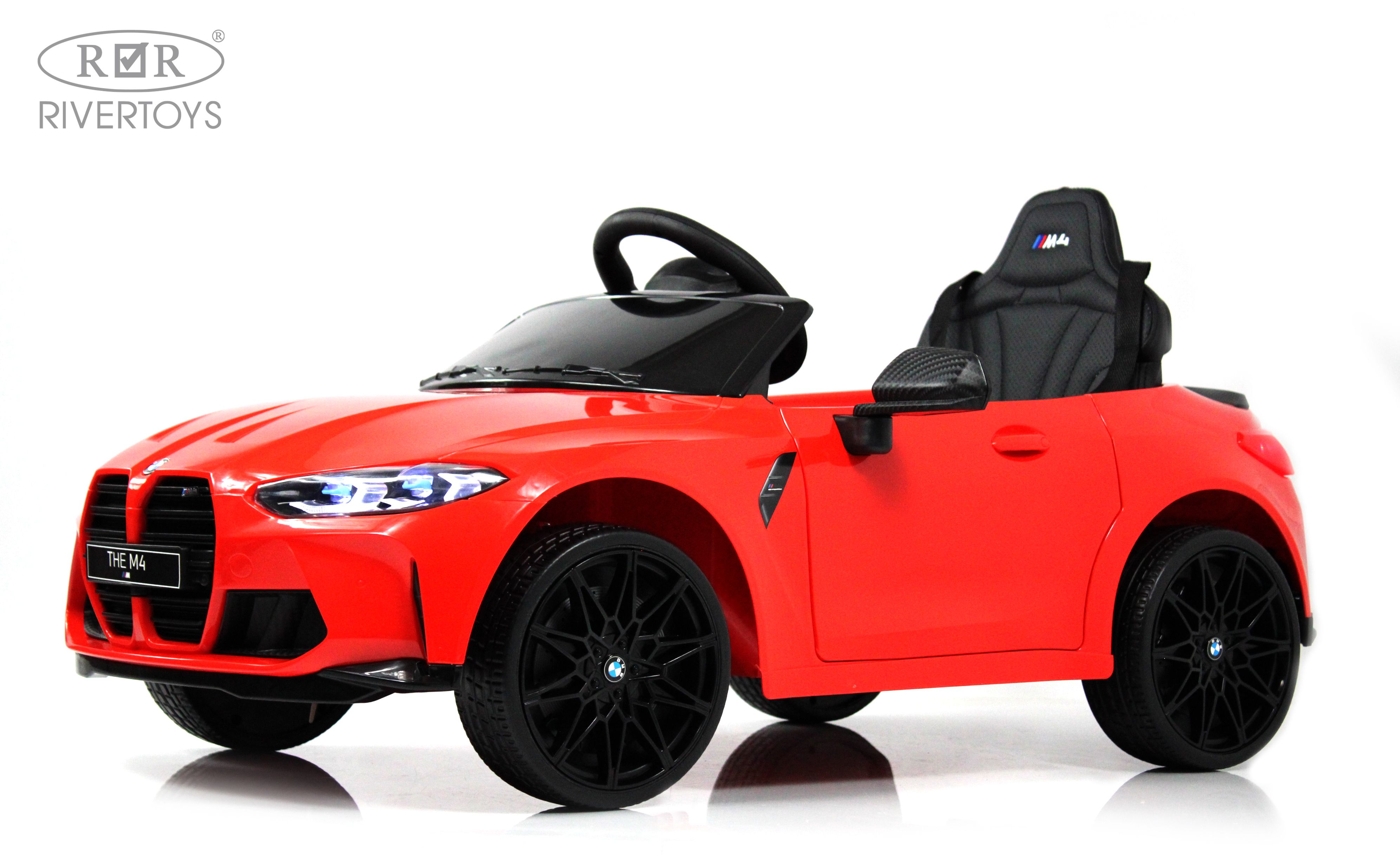 Электромобиль RIVERTOYS BMW A004AA-BMW-RED С пультом ДУ - фото 9