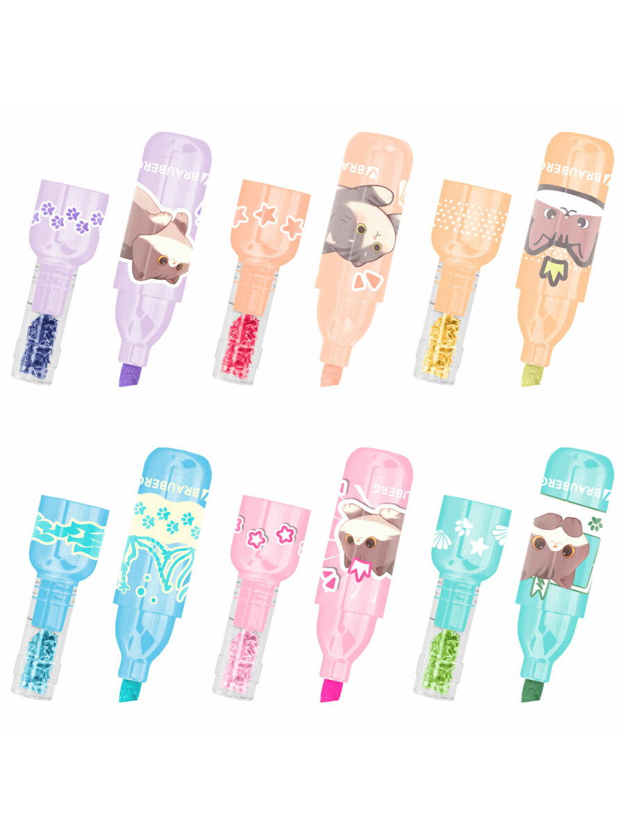 Текстовыделители Brauberg 6 цв. - фото 3