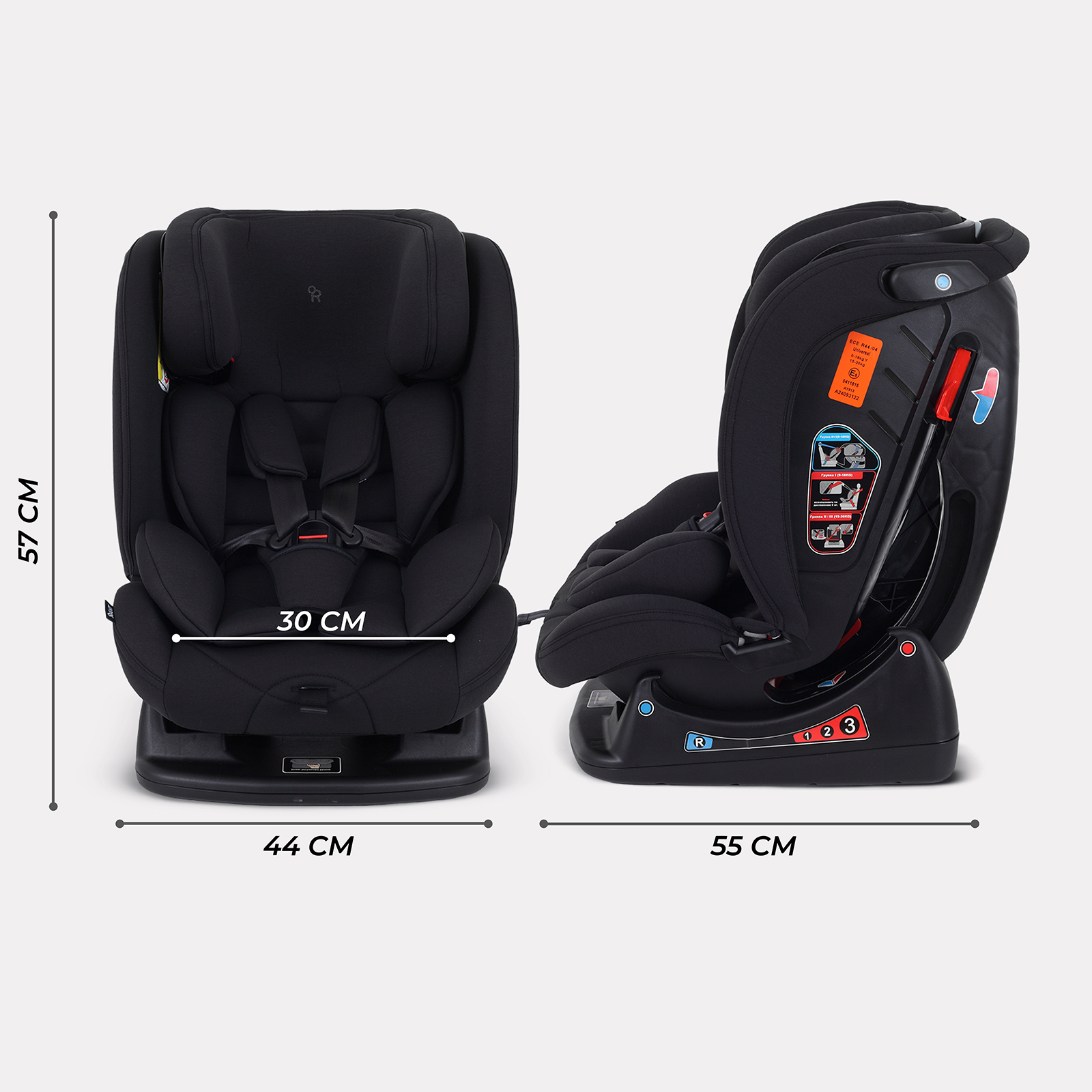 Автокресло Rant Matrix 0+/1/2/3 (0-36 кг) черный - фото 2