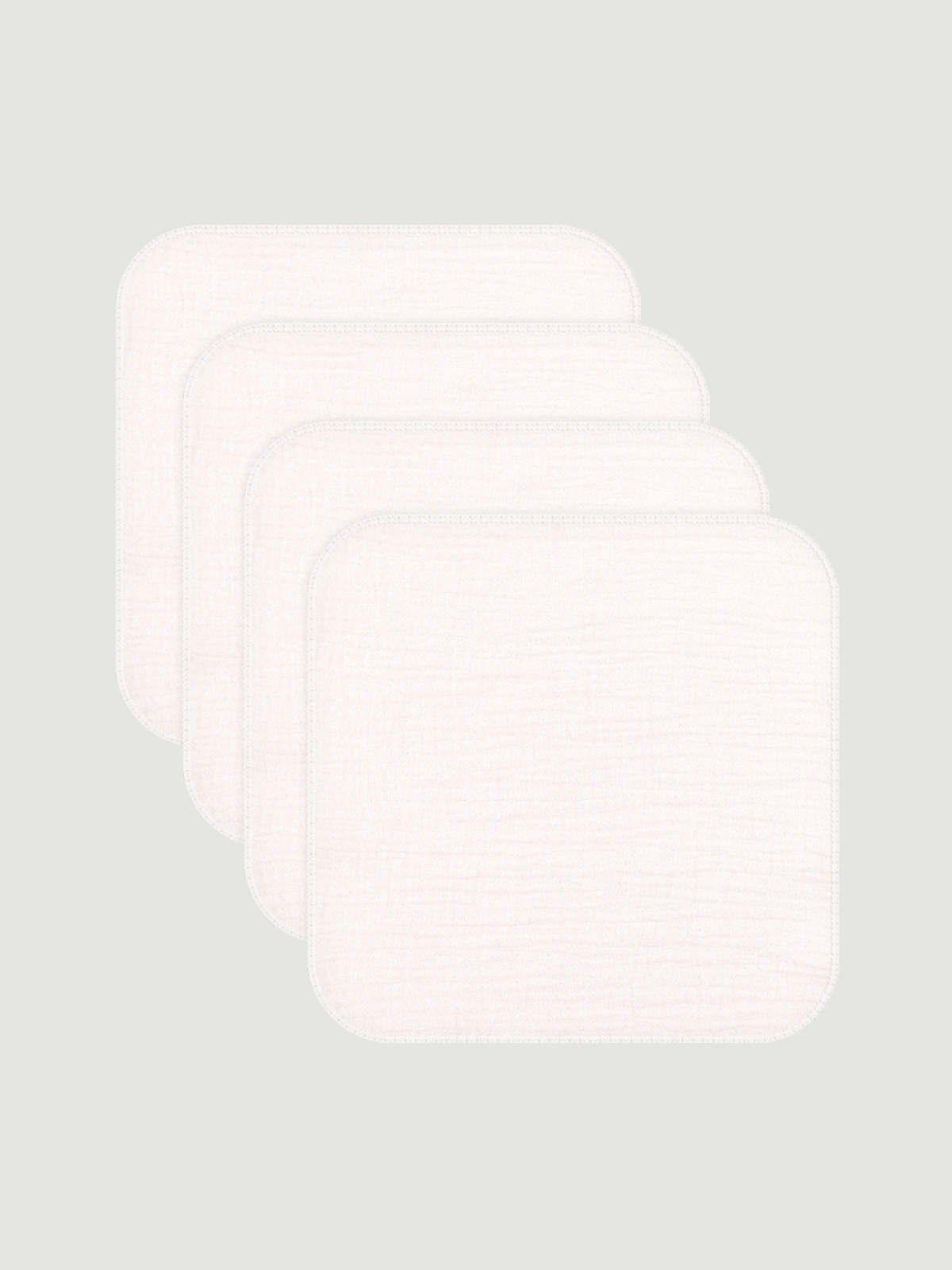 Нагрудник Mjolk текстиль 4 шт. - фото 1