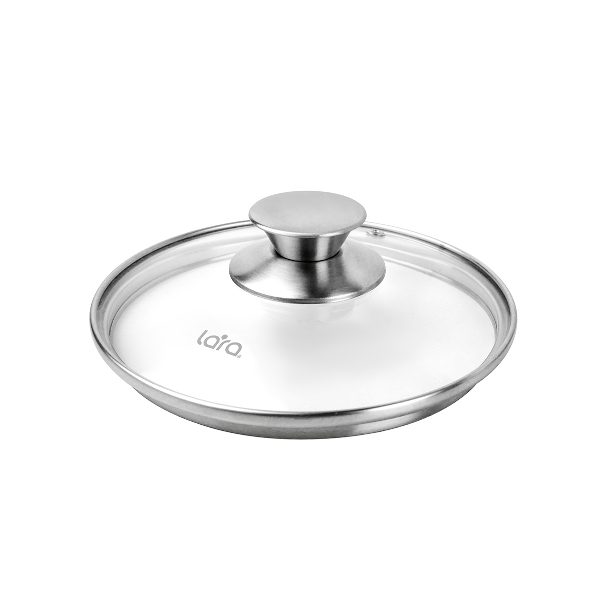 Кастрюля LARA LR02-266 (нерж) АФИНА 16x10,5см 2.1л, капсулированное индукц. дно, стекл. крышка - фото 4