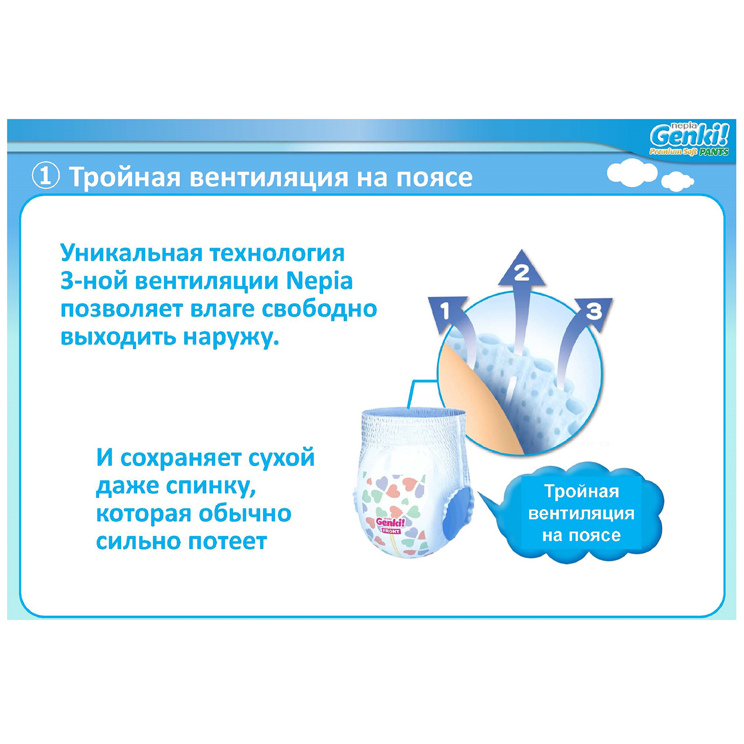 Трусики Genki XXL (13-25 кг) 18 шт. - фото 3