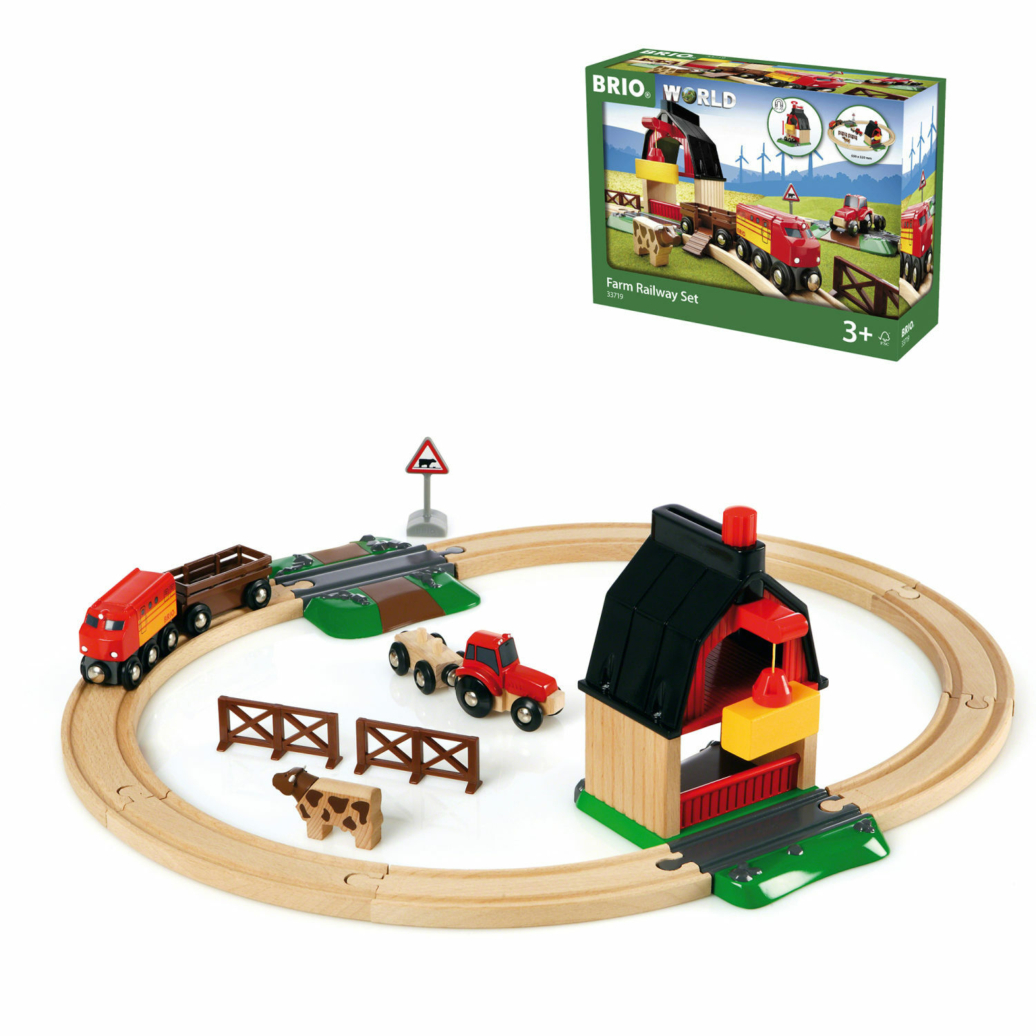 Набор железнодорожный Brio 55.5 см 33719 - фото 1