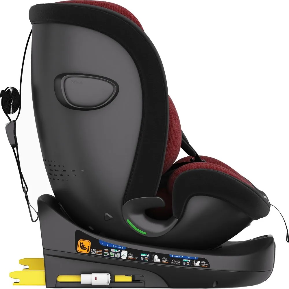 Автокресло KLEE Mark 360 i-size Isofix 0+/1/2/3 (0-36 кг) красный - фото 3