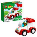 Конструктор LEGO DUPLO Мой первый гоночный автомобиль блочный