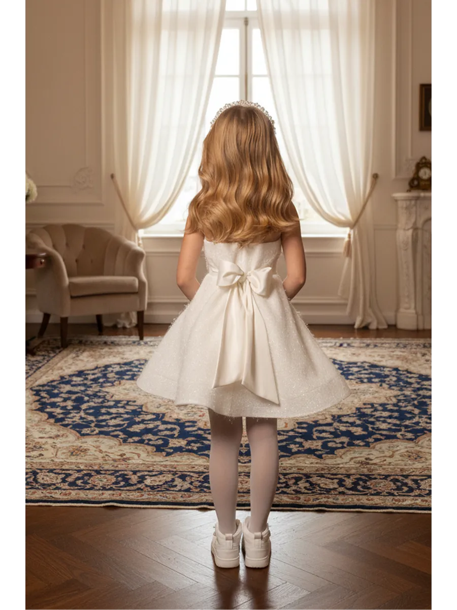 Платье Minilik Платье.Колокольчик.Белое - фото 5