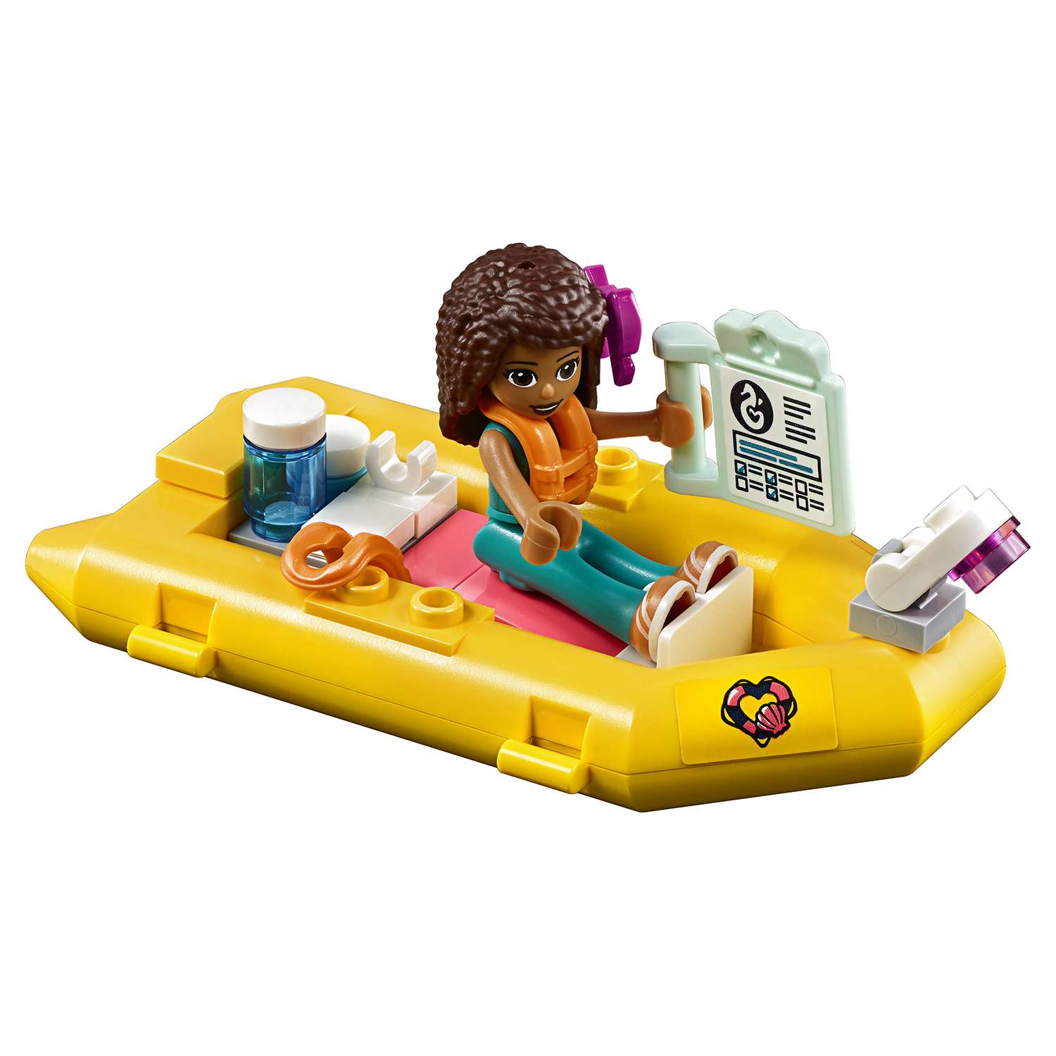 Конструктор LEGO Friends Катер спасательных операций блочный - фото 21