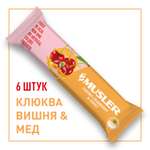 Злаковые батончики MUSLER мюсли Клюква вишня и мед 6 шт х 30 гр