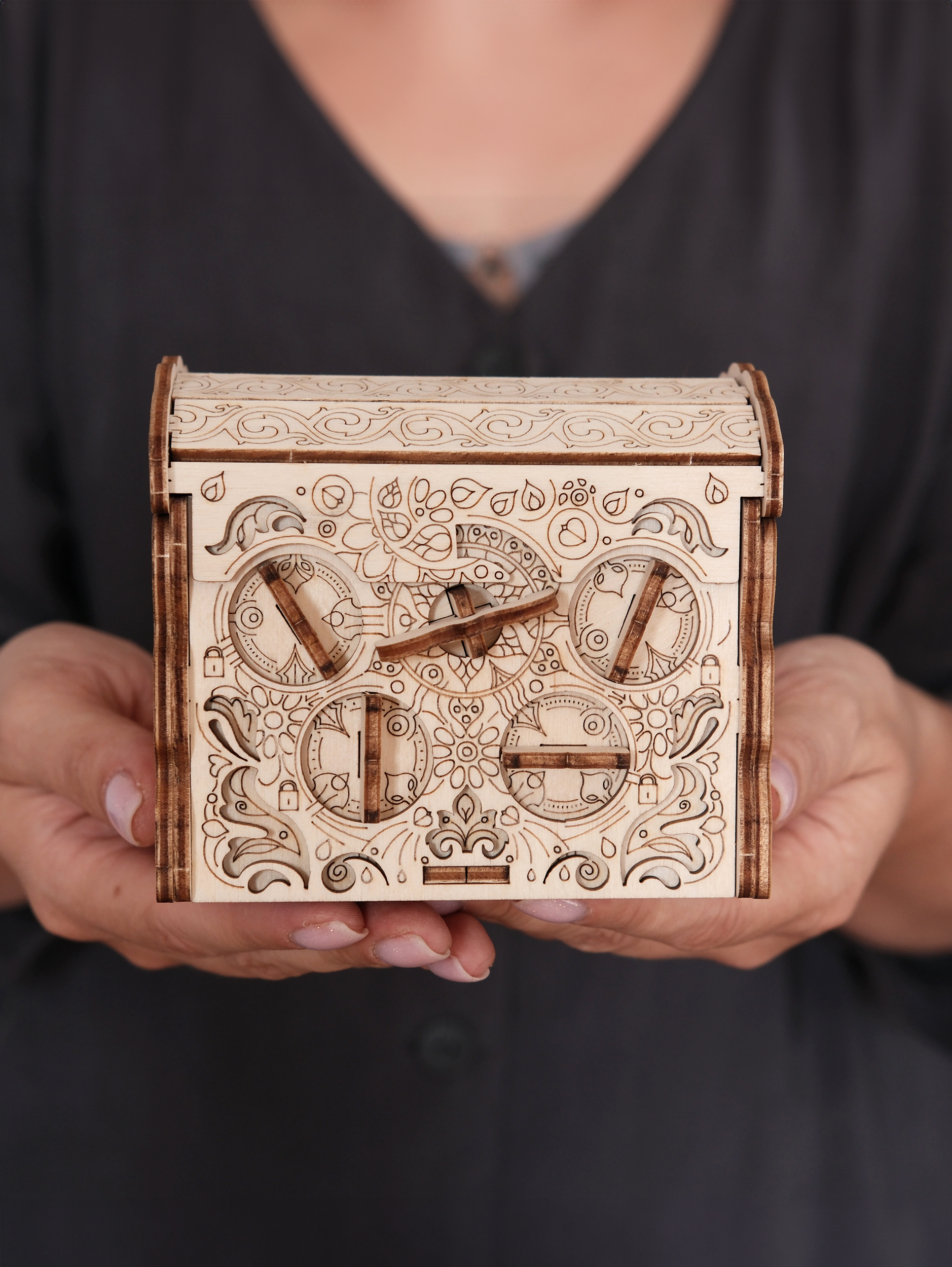 Настольная игра EscapeWelt Secret Treasure Box DIY - фото 8