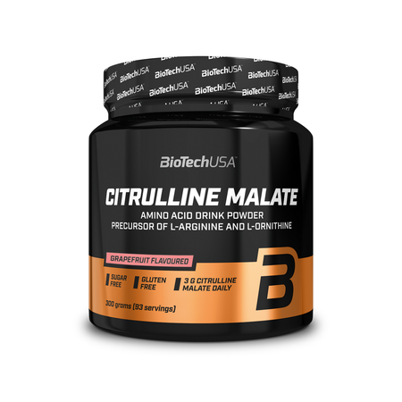 L-цитруллин малат BiotechUSA Citrulline Malate 300 г. Грейпфрут