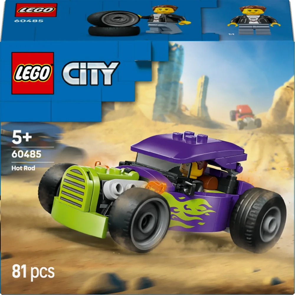 Конструктор LEGO City Гоночный автомобиль 60485 81 дет. - фото 5