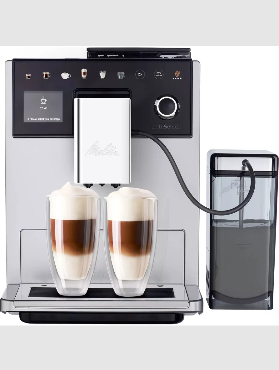 Кофемашина Melitta F 630-201 LatteSelect - фото 1