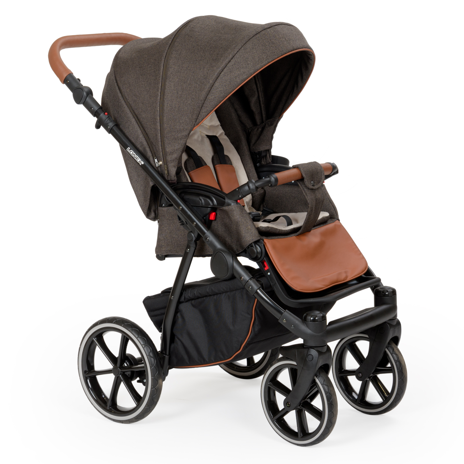 Коляска 2в1 LONEX Pax Eko Pro Dark - фото 13