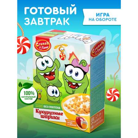 Сухой завтрак мёд яблоко Сладкая сказка crunch time ам ням 170г
