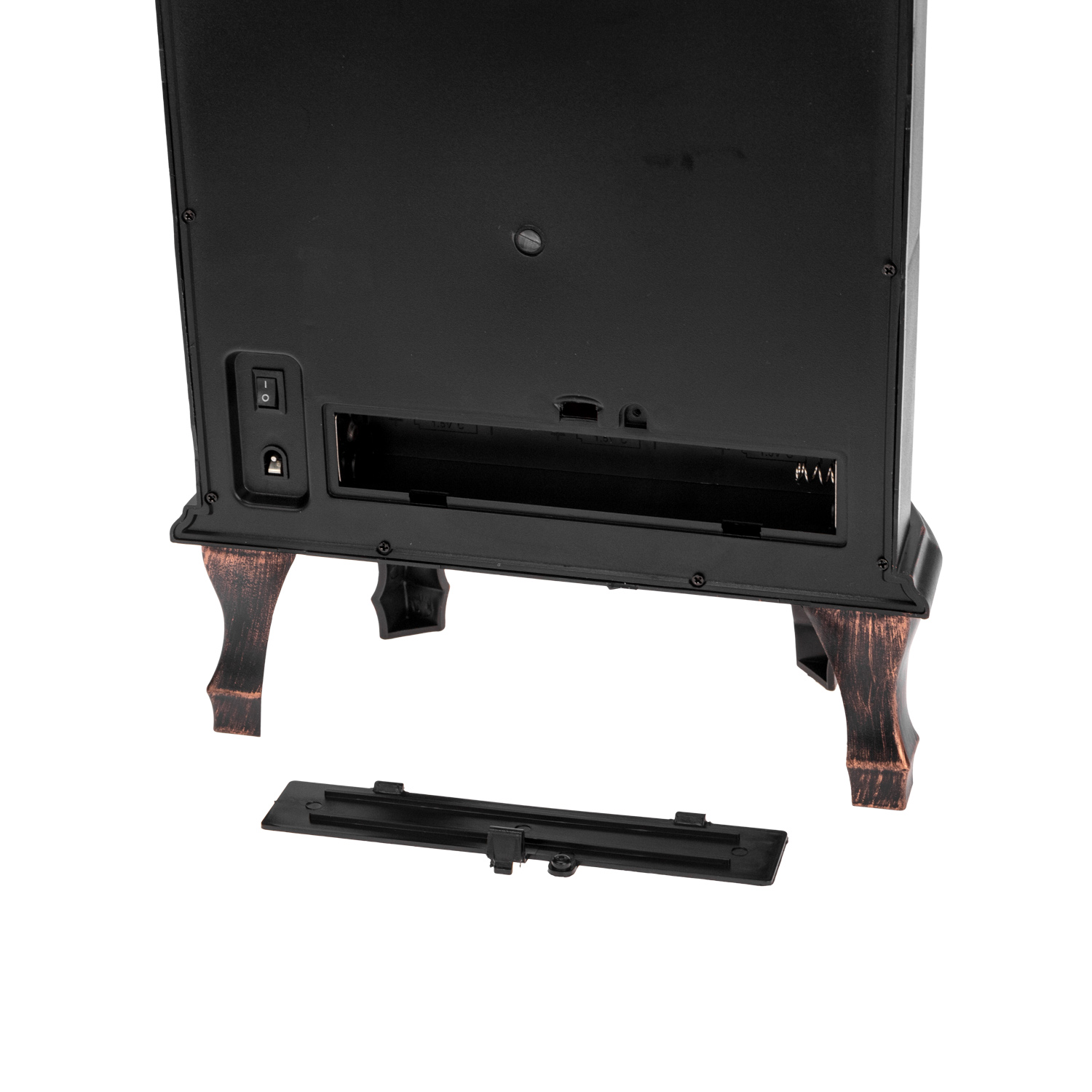 Светодиодный камин NEON-NIGHT «Винтаж-мини» с эффектом живого огня бронзовый - фото 15