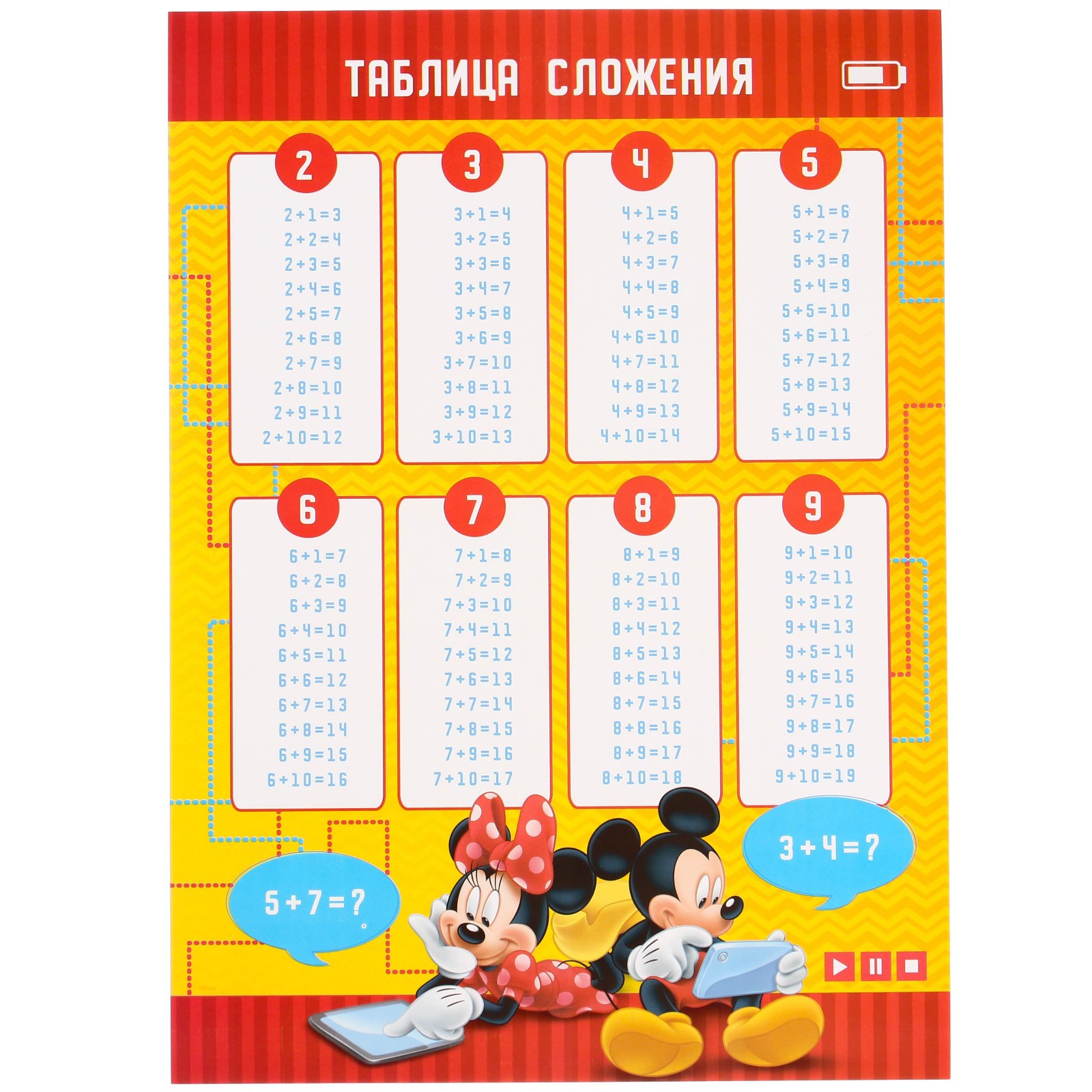 Набор канцелярский Disney Микки Маус 11 предм. - фото 5