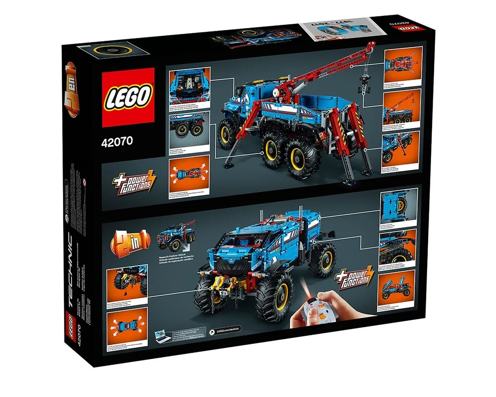 Конструктор LEGO Technic 42070 1862 дет. - фото 7