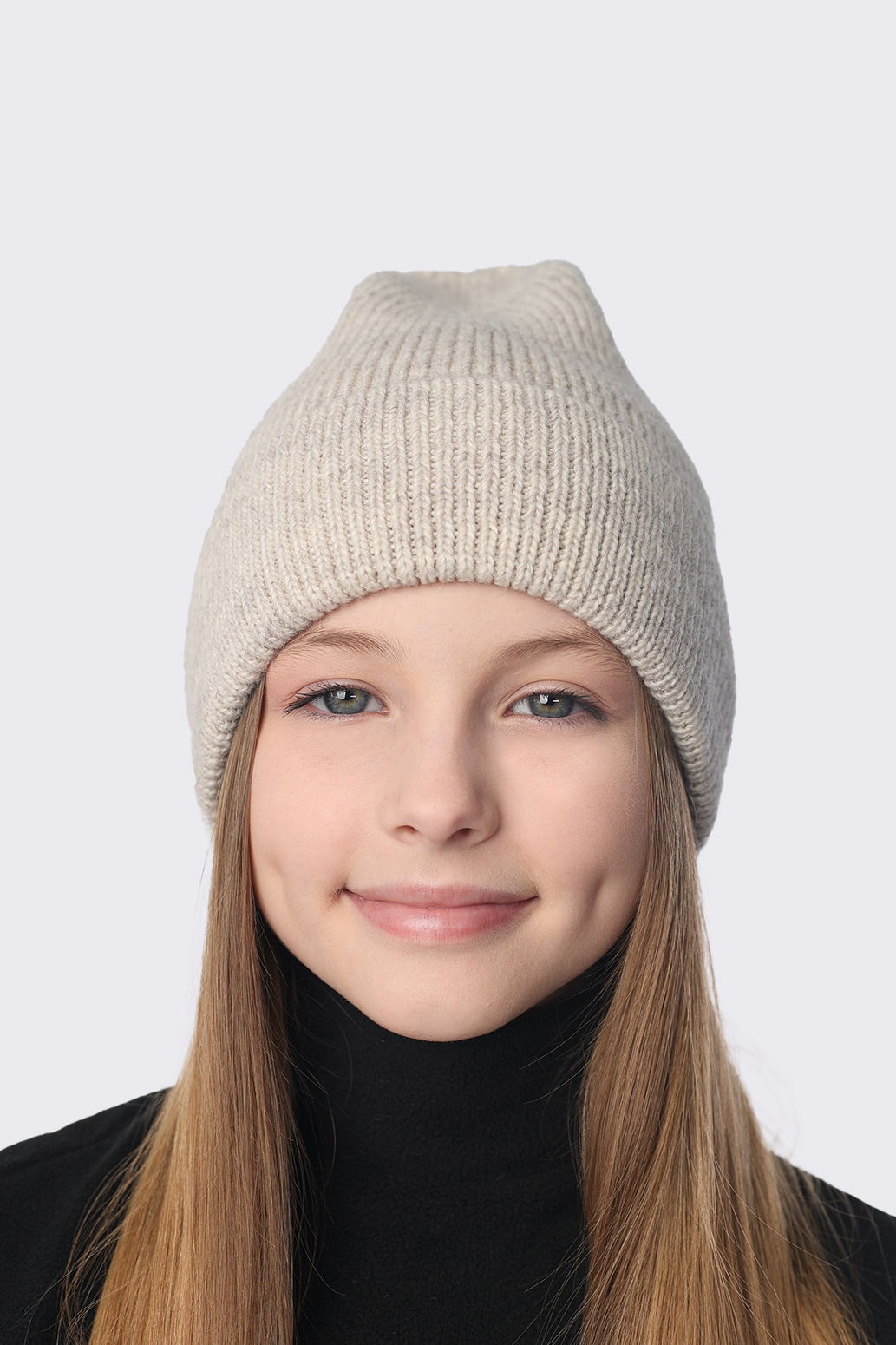 Шапка Potomok 14w25-231беж - фото 4