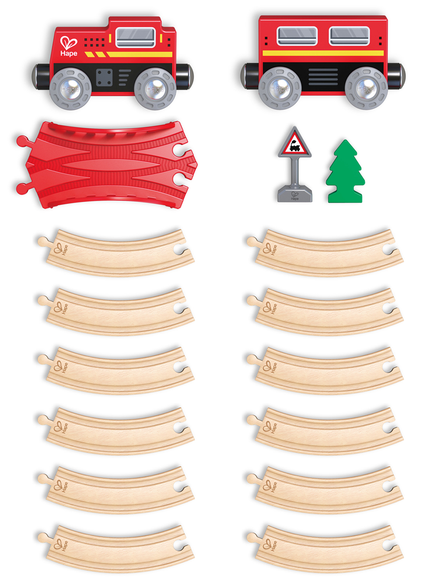 Набор железнодорожный Hape E3793_HP - фото 4