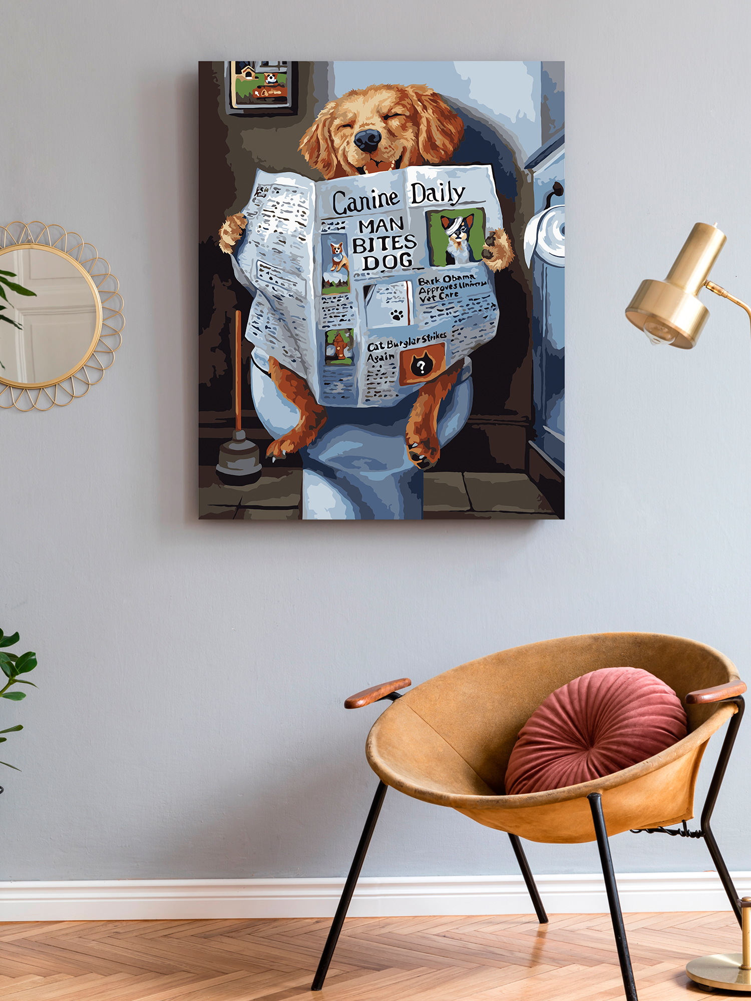 Картина по номерам Art on Canvas Читатель в ассортименте - фото 3