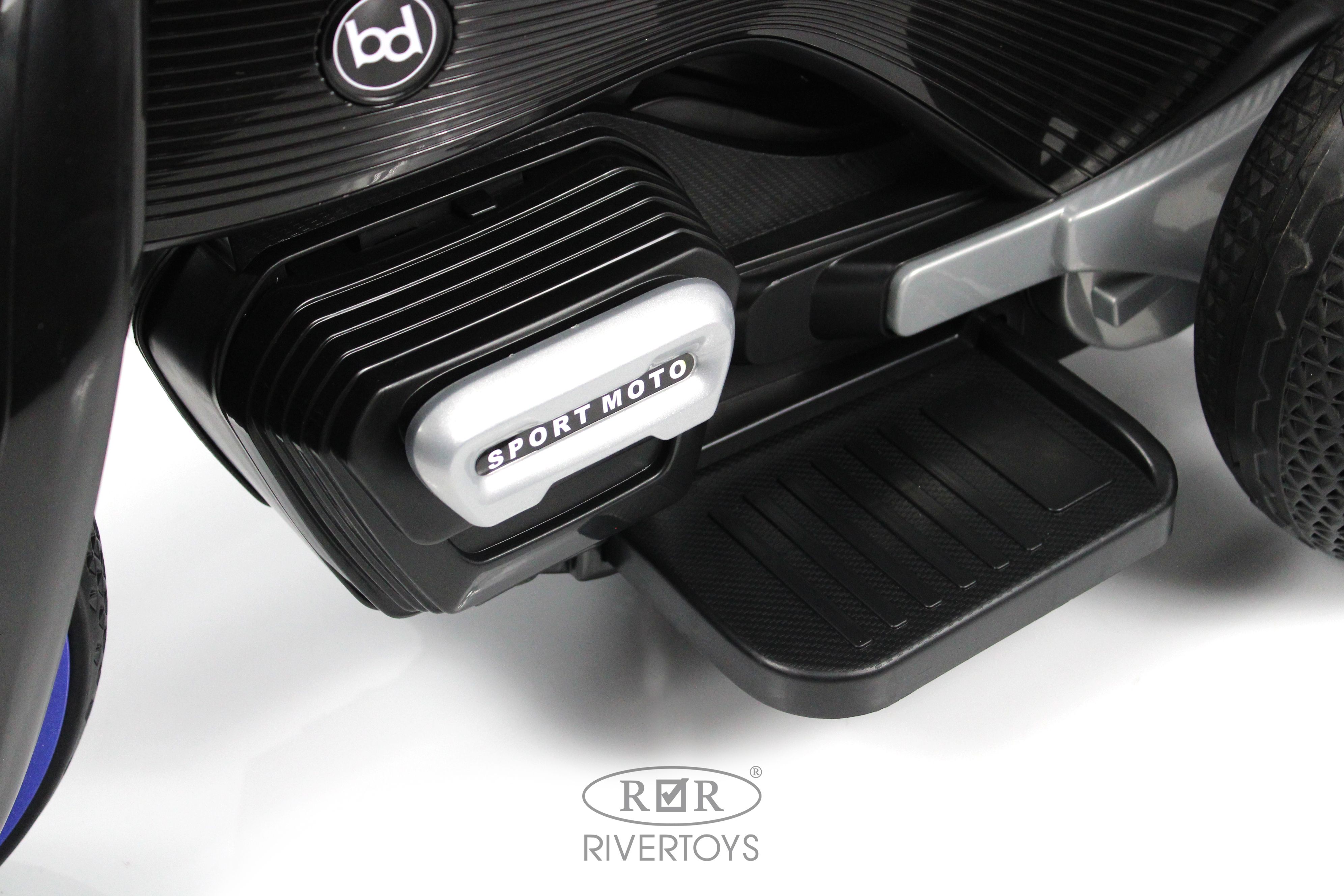 Электромобиль RIVERTOYS K333PX-BLACK - фото 9