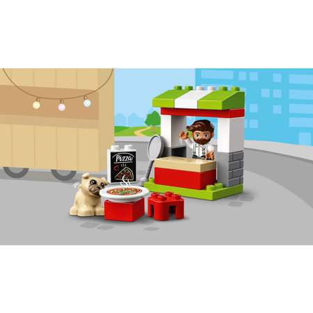 Конструктор LEGO DUPLO Town Киоск-пиццерия блочный