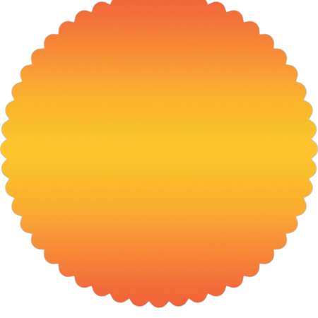 Скатерть круглая тканевая JoyArty Оранжевое переливание