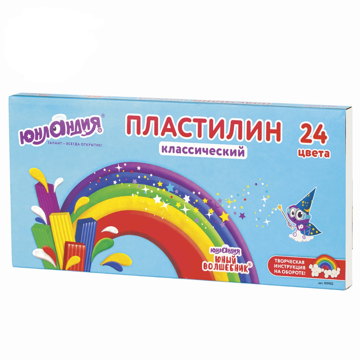 Пластилин Юнландия Юный Волшебник 24 цв. - фото 2