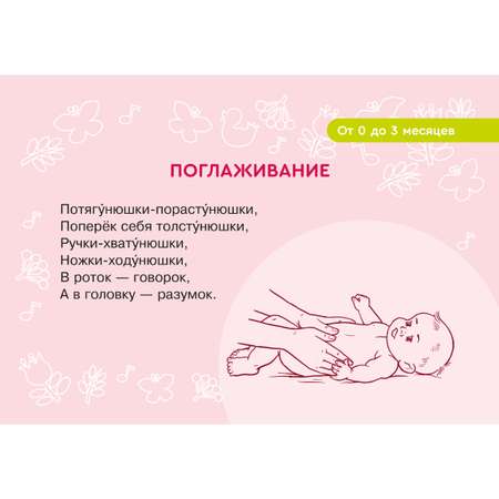 Карточки для умного развития ИД Литера Массаж с потешками для грудничка. 0+