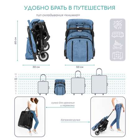 Коляска прогулочная Amarobaby Voyager