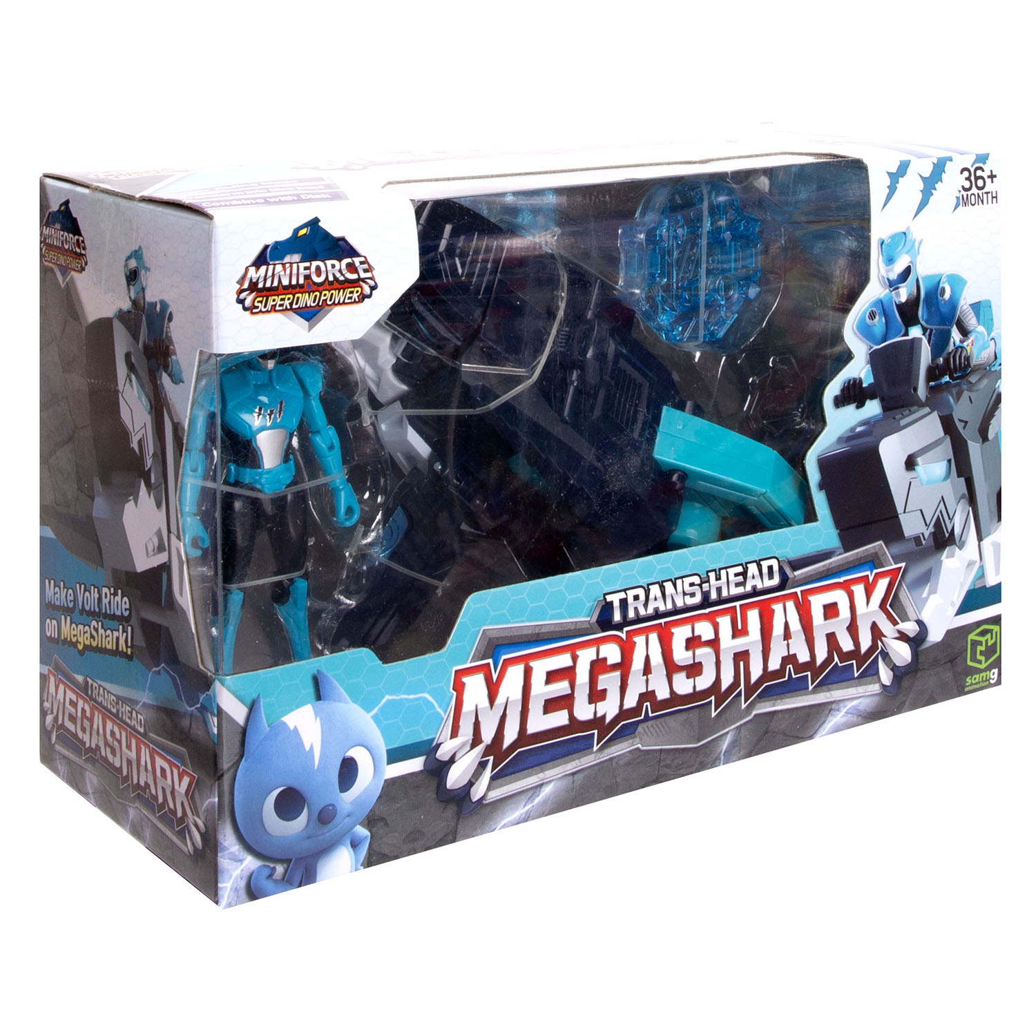 Фигурка Miniforce Мегалодон - фото 13