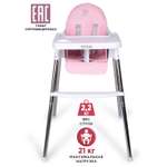 Стульчик для кормления BabyCare Kean розовый розовый