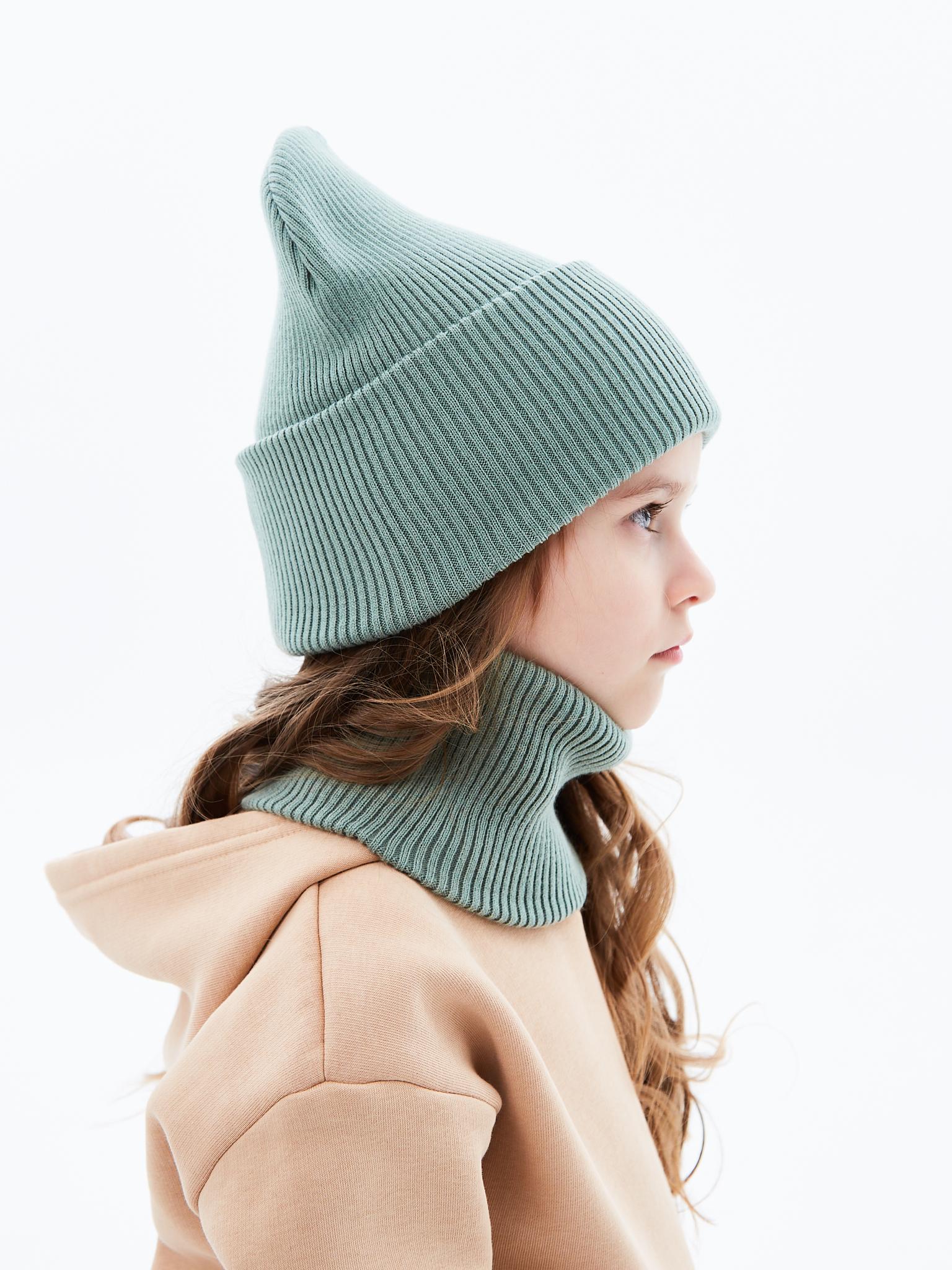 Шапка и снуд KUBRIO KU-H-52-lopata-oliveG - фото 11