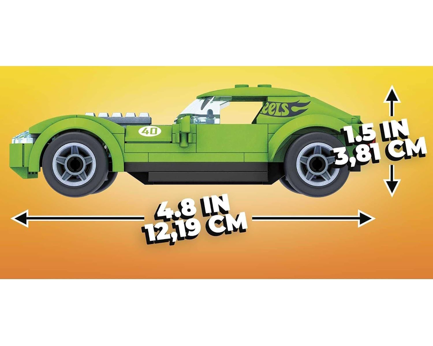 Конструктор Mega Construx Машинка гоночная 90 дет. - фото 4