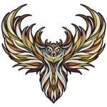 Пазл Eco Wood Art Мудрая Сова L 40x42 см деревянный