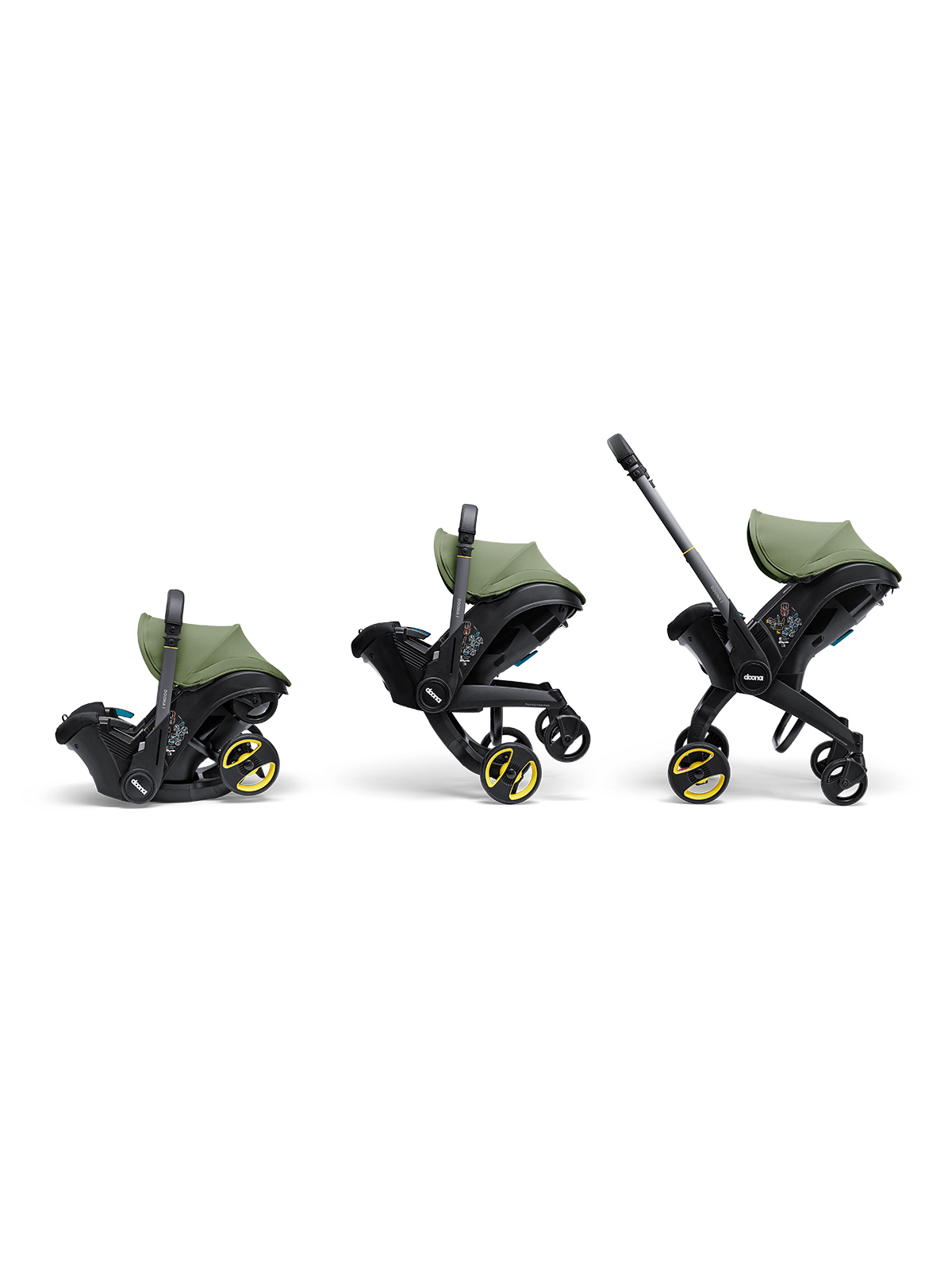 Автокресло Doona i, цвет: Desert Green Isofix 0 (0 -13 кг) зеленый - фото 12