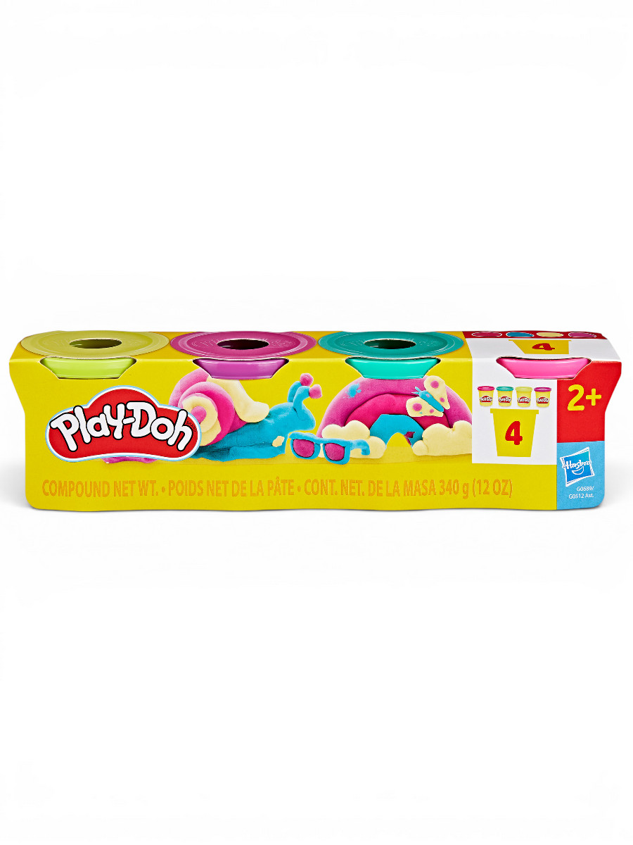 Масса для лепки Hasbro Play-Doh Яркие цвета 4 цв. - фото 9