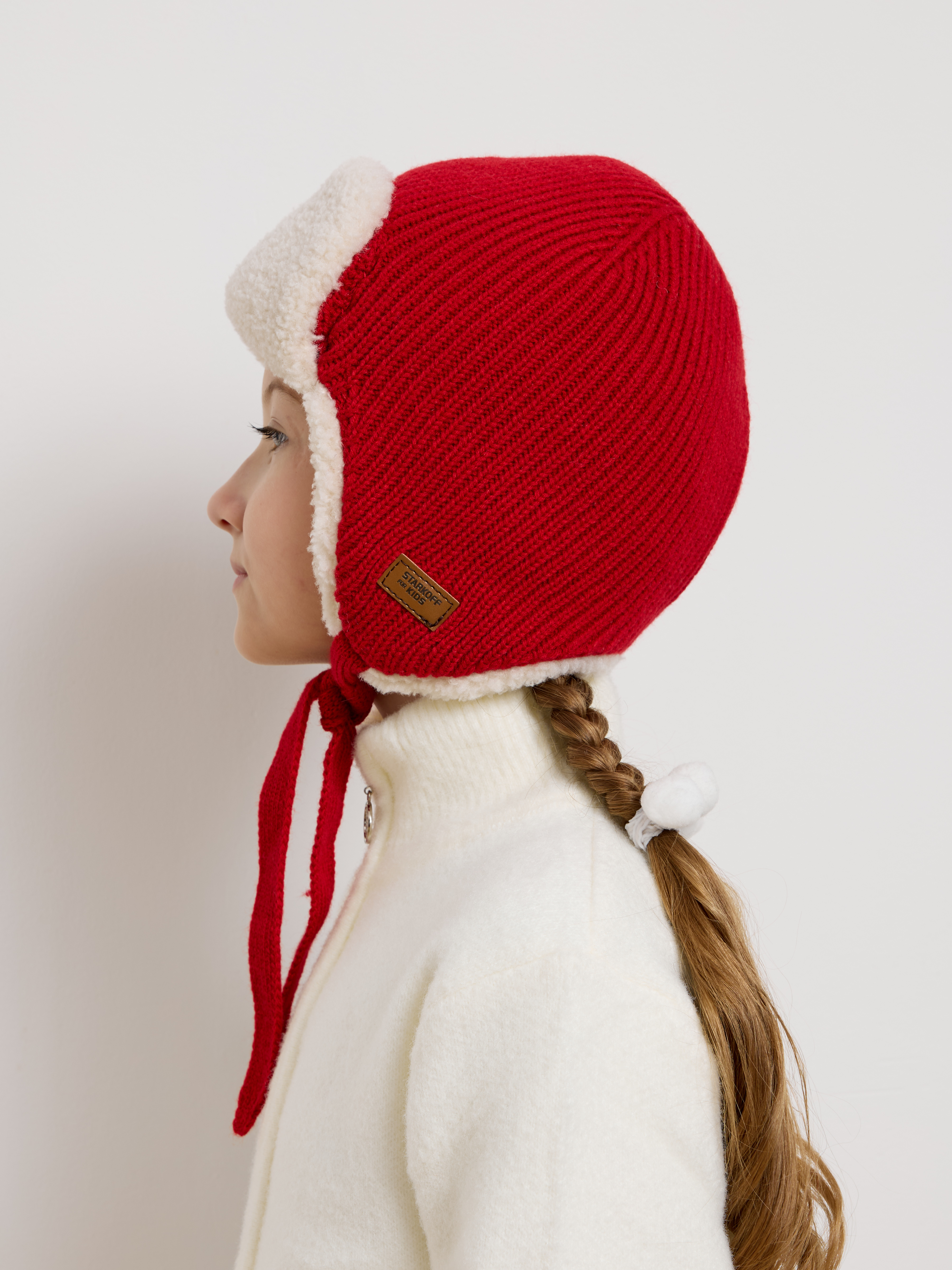 Шапка-ушанка Starkoff Kids Д301122/15 - фото 3