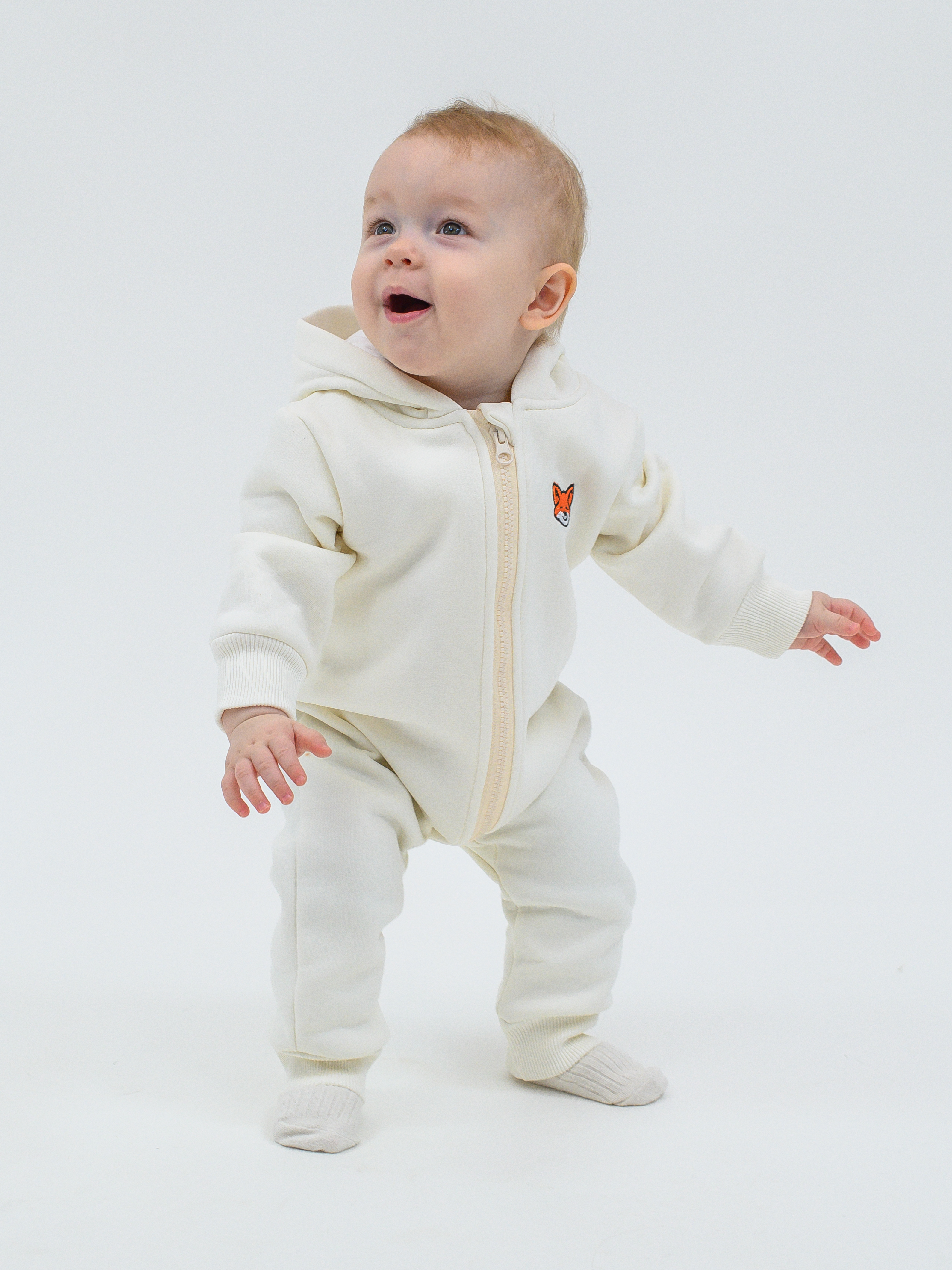 Комбинезон Лапушка 5055ф молочный - фото 32