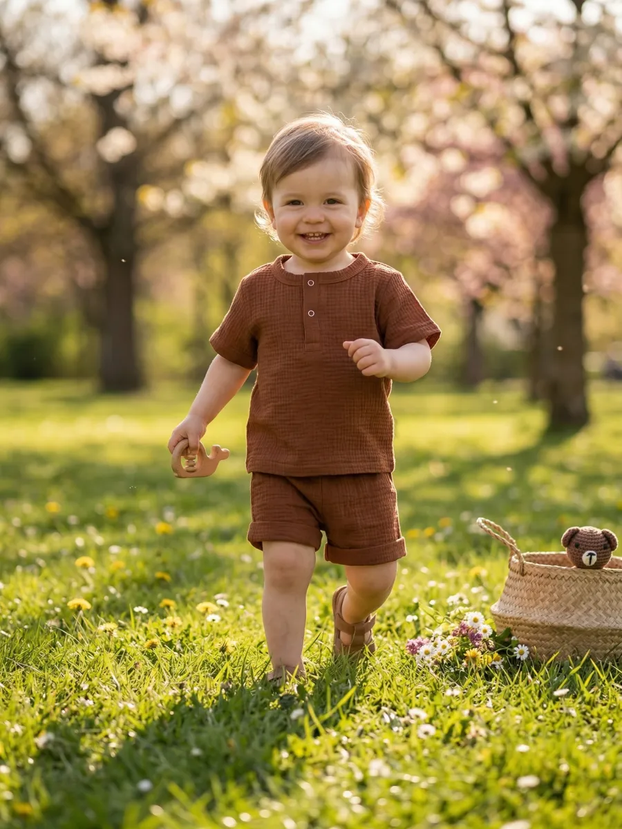 Костюм Супер Пупс кост/мус/рубшорты/шоколад - фото 12
