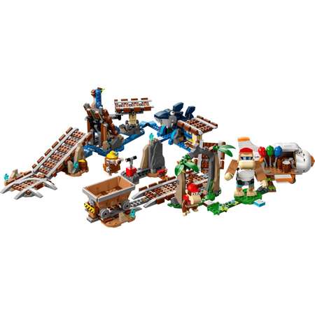Конструктор LEGO Super Mario Diddy Kongs Mine Cart Ride блочный