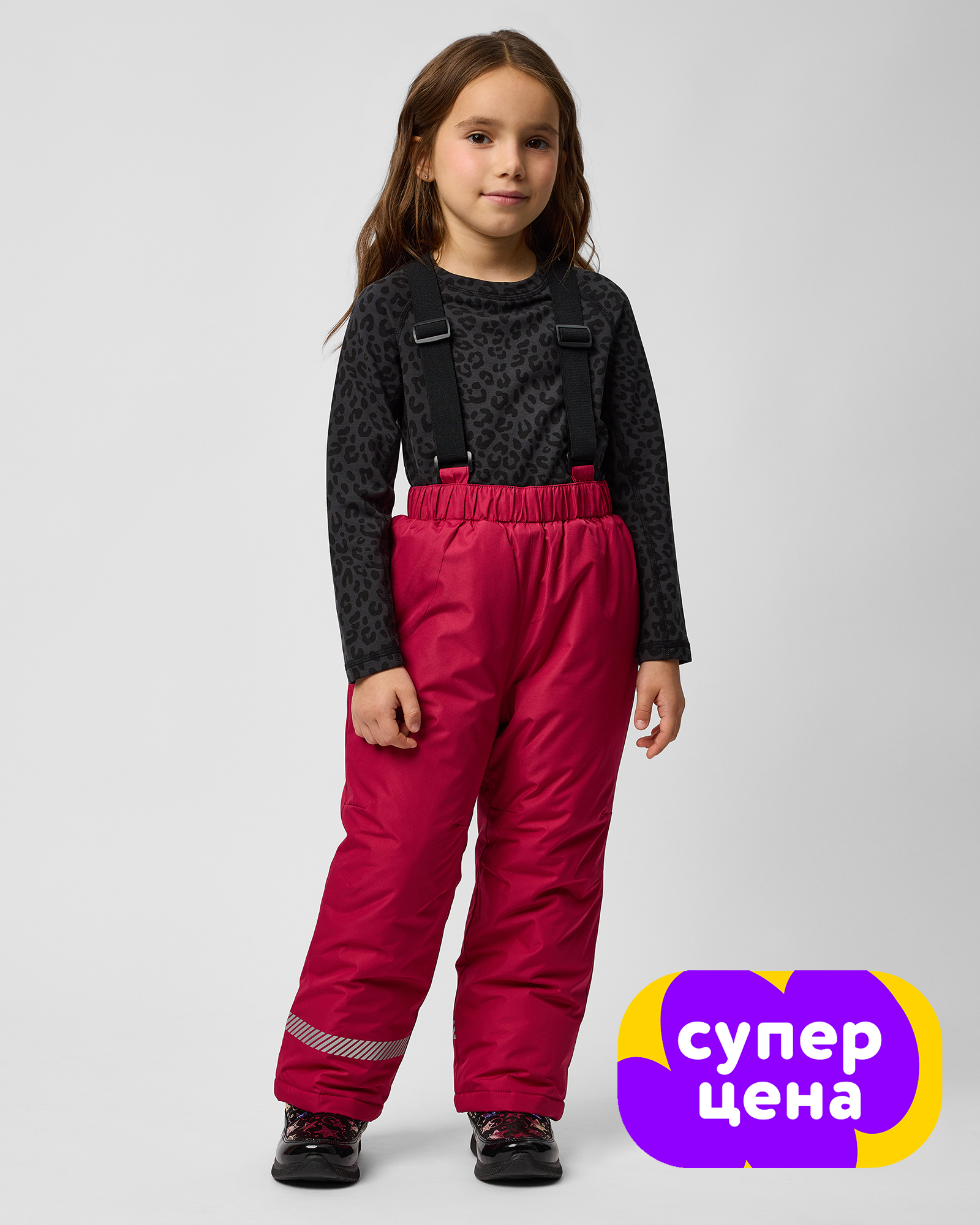 Брюки на бретелях Futurino W25FU3-G46kg-D1 - фото 1