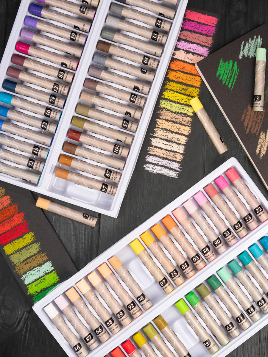 Пастель масляная Малевичъ 72 шт. - фото 16