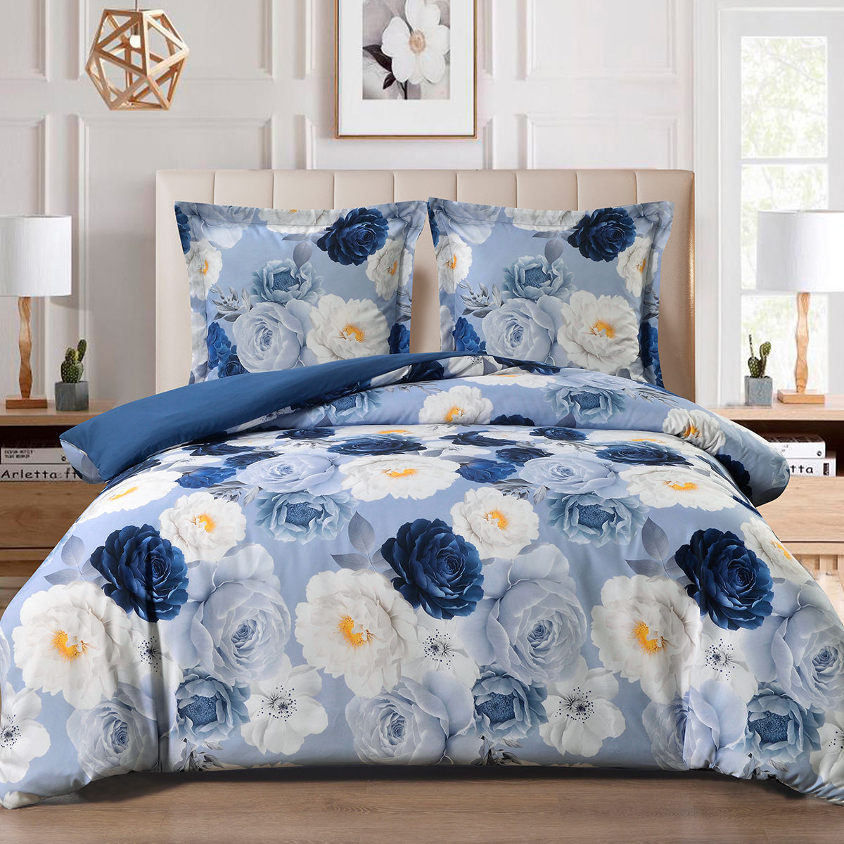 Комплект постельного белья MCotton евро Норина 4 предм. - фото 2